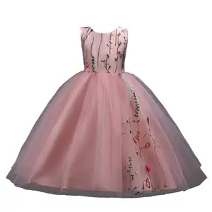 2018 Baby bestickt formale Prinzessin Kleid für Mädchen elegante Geburtstag Party Kleid Baby Mädchen Weihnachten Kleidung