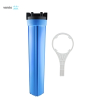 Boîtier de Filtre à Eau à Cartouche en Plastique PP de 20 Pouces avec Milieu au Charbon Actif pour Filtration Manuelle Domestique