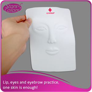3 <span class=keywords><strong>D</strong></span> con Toda La Cara Tatuaje Práctica Piel/piel La Práctica Del Maquillaje Permanente - Product Image 4
