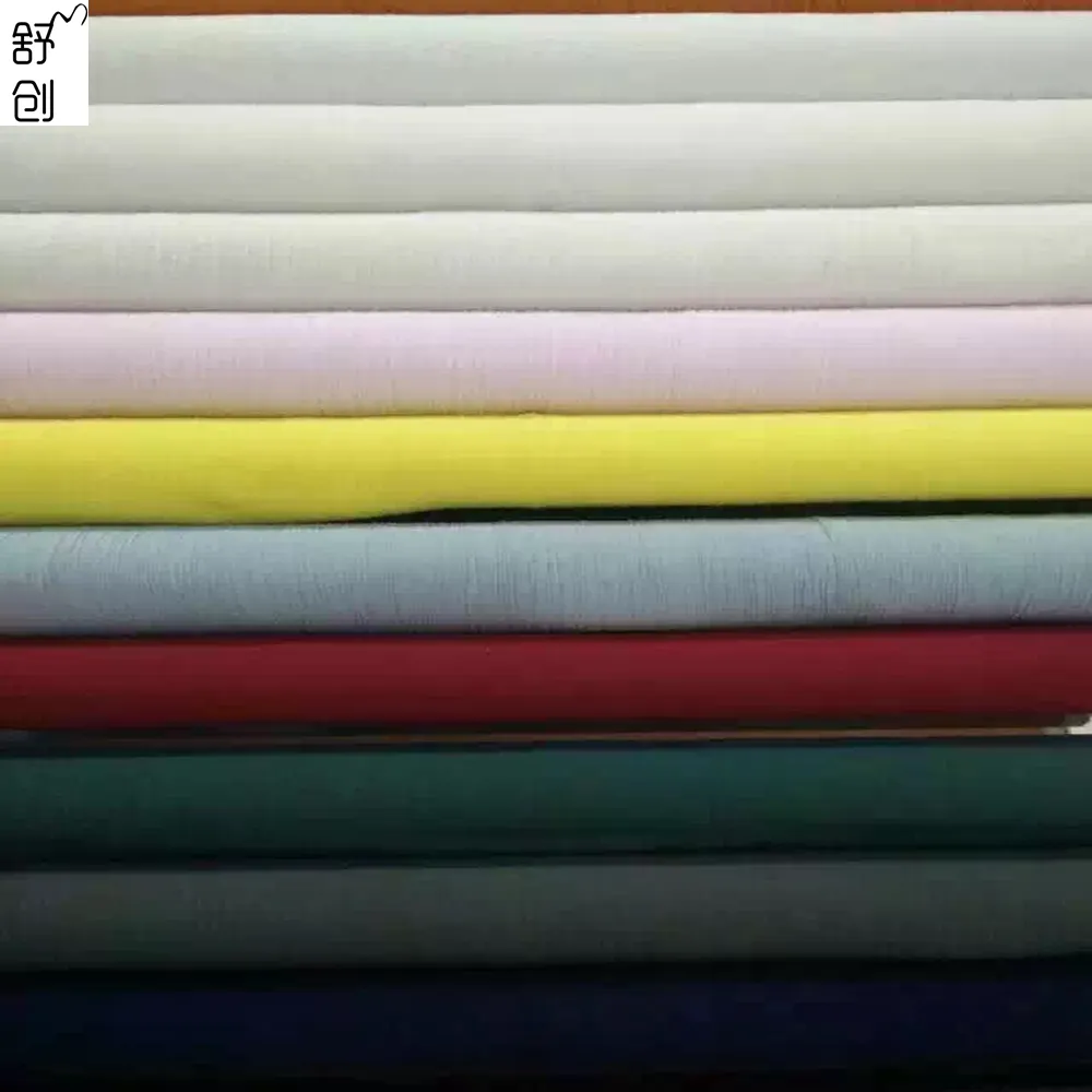 Elegant pure wrinkle linen fabric for ladies