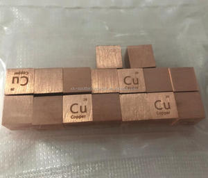 Cubo de <span class=keywords><strong>Densidad</strong></span> de Cobre Metálico de 10 mm, 99.99% Puro para Colección de Elementos - Product Image 6