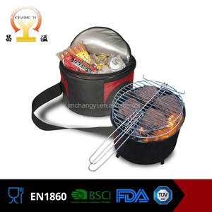 Facilement nettoyé top pour certaines boissons et glace mini céramique ronde roatary <span class=keywords><strong>barbecue</strong></span> grill avec coller ensemble - Product Image 1