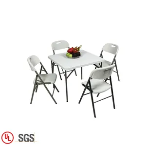 Chaises pliantes en plastique pour extérieur, jardin, mariage, fête, camping, blanches, portables, vente en gros - Product Image 5