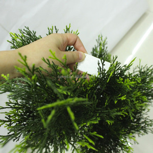 Árbol de ciprés al aire libre ramas de árbol artificiales y hojas con luces - Product Image 5