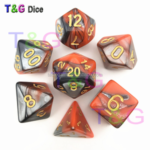 Đa diện Trò Chơi <span class=keywords><strong>Dice</strong></span> với Dual hiệu ứng màu sắc cho MTG RPG D & D Board Game - Product Image 2
