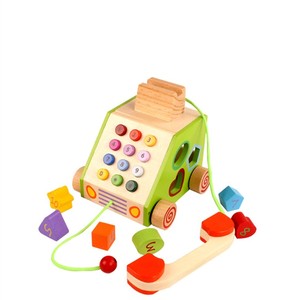 Giocattoli in Legno Multifunzione a Forma di <span class=keywords><strong>Telefono</strong></span> 3D Puzzle Vendita Calda - Product Image 2
