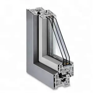 Extruded aluminum profile for window door