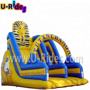 Tobogán de agua inflable de Faraón egipcio creativo al por mayor, tobogán inflable para saltar, tobogán y tobogán para Parque - Product Image 1