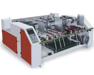 PX-2100 Semi automatic corrugated carton box folder gluer machine/corrugated box glue machine/two pieces joint glue machine