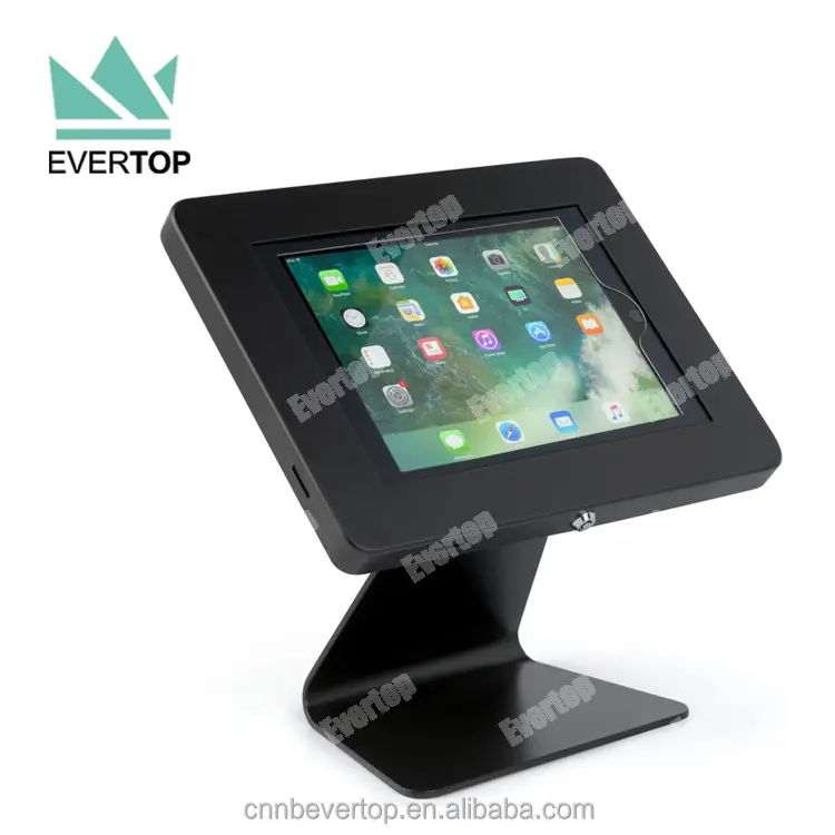 Trade Show Floor Acrylic Kiosk for iPad Tablet  Universal Tablet iPad Security Stand  Floor Standing Tablet iPad Display