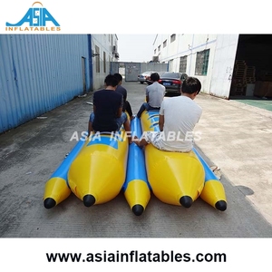 Bateau gonflable tractable pour 10 personnes, type banane aquatique, flyfish, ski tube, pour la <span class=keywords><strong>plage</strong></span>, jet ski - Product Image 6