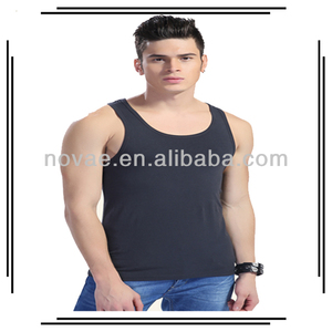 De punto de algodón hombre chaleco - Product Image 1