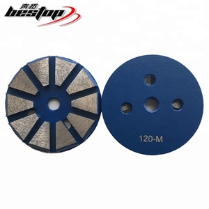 Medio piso del diamante disco de molienda con Polar respaldo magnético - Product Image 1