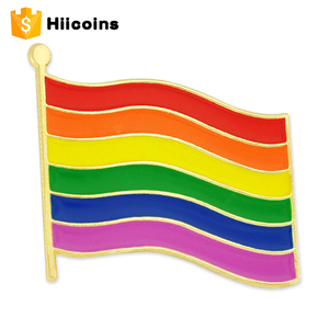 Factory Directly Sale Pride LGBT <strong>Lesbian</strong> Gay Metal Soft Enamel Pins Badges Diversity Symbol Sign Brooch Flag Lapel Pin rainbow - Product Image 4