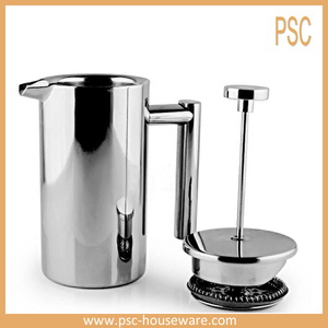 Double Couche Miroir Poli Isolation Thé <span class=keywords><strong>Pot</strong></span> En Acier Inoxydable - Product Image 1