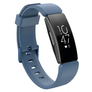 适用于Fitbit Inspire Band/Fitbit Inspire HR/ ace2 Band，适用于Fitbit Inspire的可调节软硅胶运动替换带