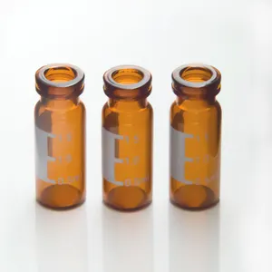 11.6*32Mm Kaca Borosilikat Kromatografi Tempat Botol Minum Otomatis Produsen 2Ml Botol Atas Jepret dengan Topi Biru