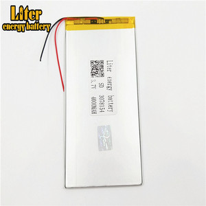 Lipo Tablet PC 3,7 V 3078154 battery rechargeable 4000 mah Polymer battery li-polímero - Product Image 1