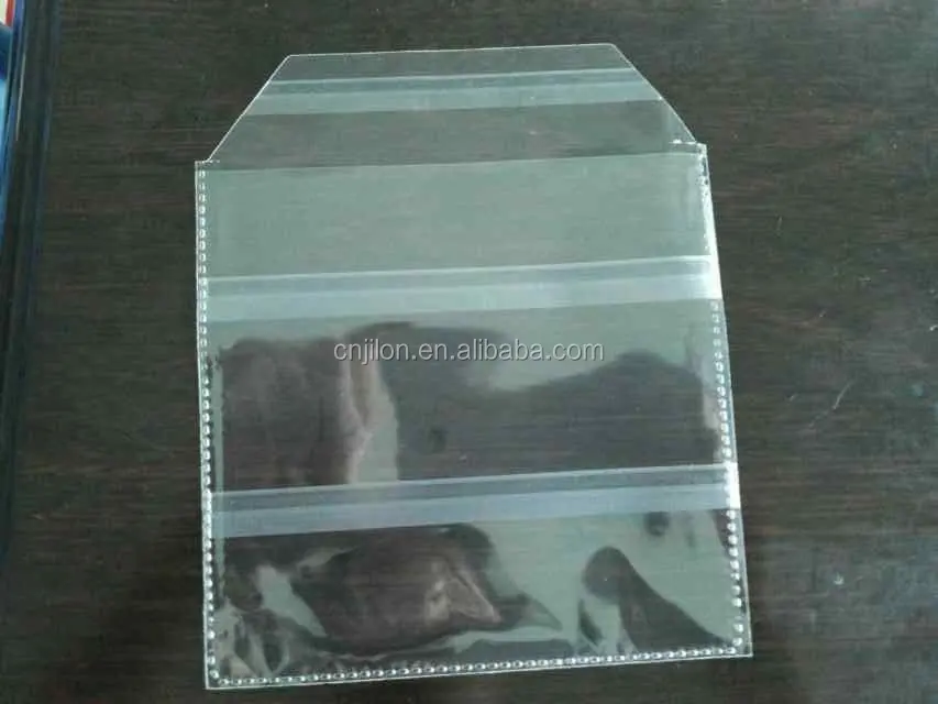 Cina Produsen Grosir Plastik Perekat Didukung Cd Dvd Tas/CD Lengan