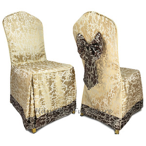 ขายร้อนคุณภาพสูงสี Jacquard โพลีเอสเตอร์เก้าอี้