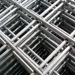 Paneles de malla de alambre soldado galvanizado, valla, 4x4