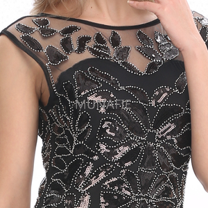 Bestdance — <span class=keywords><strong>robe</strong></span> de soirée en paillettes Vintage 1920, tenue de fête de mariage, élégante - Product Image 4