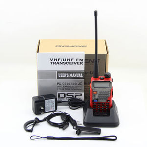 Venta <span class=keywords><strong>directa</strong></span> de fabrica 2 - Way Radio Baofeng uv-5re 136-174mhz / 400-520mhz Ham Radio VHF / UHF portátil Rojo - Product Image 5