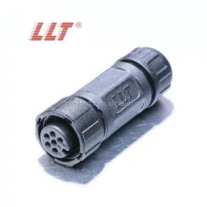LLT M12 6 Pin Male Female Waterproof Electrical Connector
