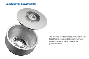 5SP10 سلسلة متعددة المراحل غاطسة مياه الشرب بئر عميق مضخة تتحمل المحرك بسعر اقتصادي - Product Image 6