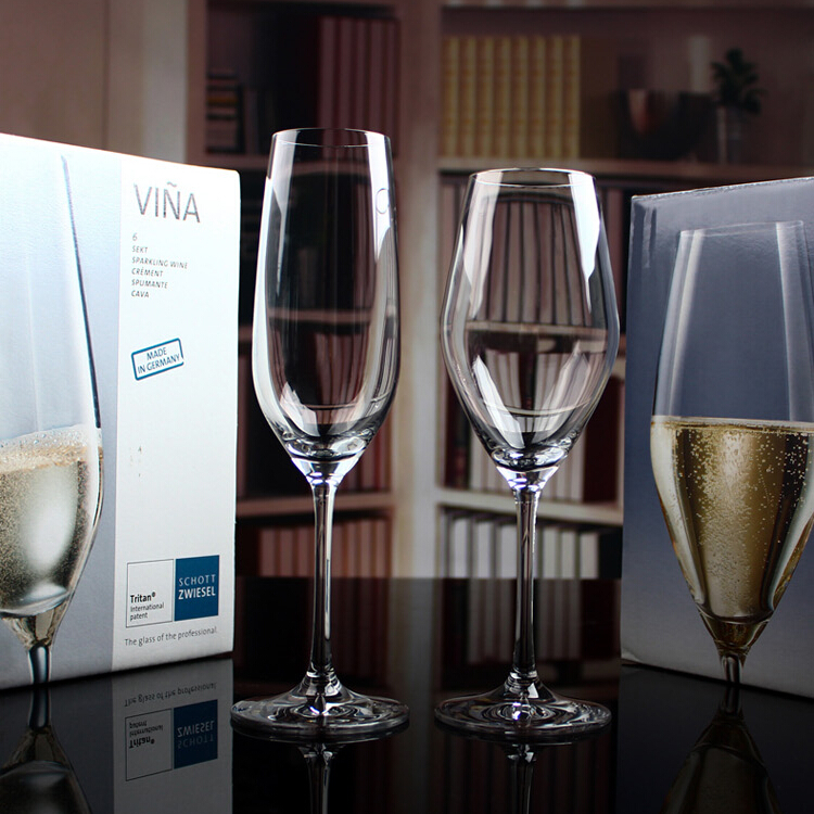 Haonai Champagne Flute Glass Lead Free Crystal Exquisit Champagne Flute Glass Encore Cheers Champagne Glasses Flutes