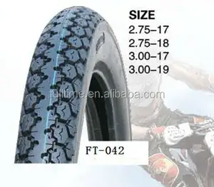 2,70-17,2 75-17,2 75-18 3,00-17 tubeless neumático de la motocicleta