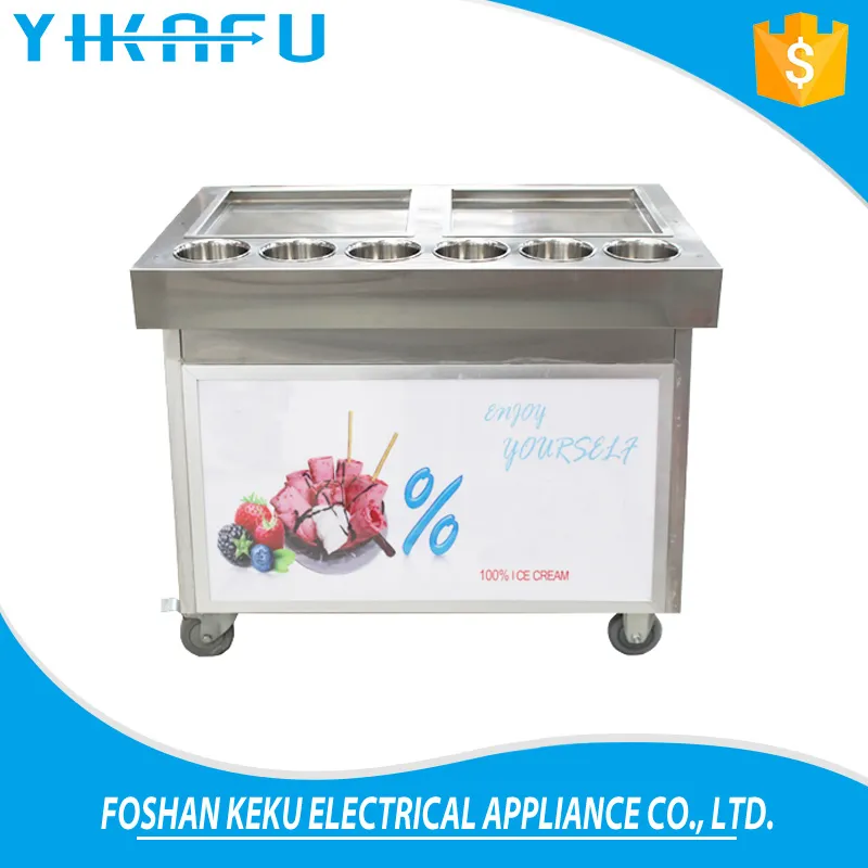 2021 Quantity Production Pleasant south east Asia fried ice cream machine