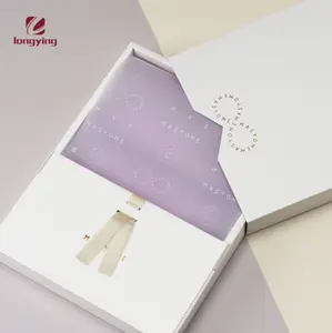 2024 изготовленный на заказ белый роскошный ящик картонная коробка с платком/полотенцем/простынями для постельных принадлежностей наборы упаковки