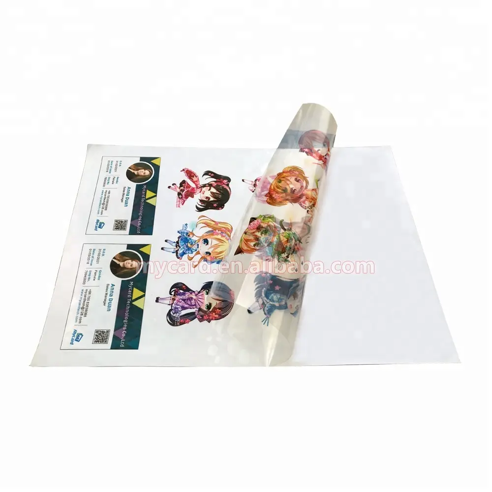 A4 A3 Waterproof Self Adhesive Transparent Inkjet Printable Film for Inkjet Printer