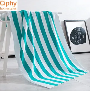 100% Cotton Velour Terry Soft Quick Dry Lightweight Absorbent and Plush Beach Towel Face Towel Hand towel