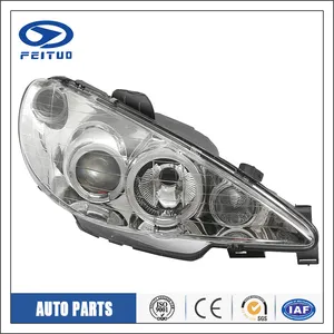 Auto accessoires top kwaliteit auto hoofd licht Voor PEUGEOT 206