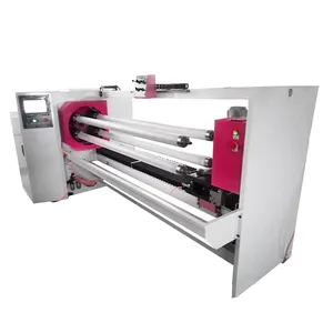 Four Shafts Automatic adhesive tape jumbo roll cutting machine