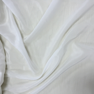Sciarpe in <span class=keywords><strong>Chiffon</strong></span> <span class=keywords><strong>di</strong></span> <span class=keywords><strong>Seta</strong></span> Bianca Pura Senza Tintura per Colorazione - Product Image 6