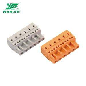 Wanjie MCS Screwless Khối Thiết Bị Đầu Cuối Kết Nối Nữ Nối 100% Bảo Vệ Chống Lại Mismating WJ0601-02 - Product Image 1