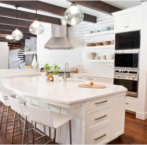 Fabbrica cinese Moderna Semplice Naturale disegno della cucina ready made a buon mercato moderno mobili da cucina - Product Image 3