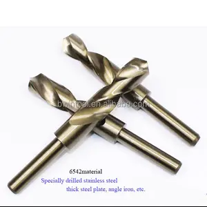 BWIN OEM manufacture M35 HSS Co 1/2 shank twist drill bit for steel and copper drilling