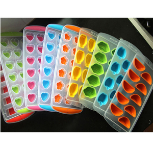 Silicone Trái Cây Chủ Đề Mới Ice Tray Sao Apple Chuối Nho Hình Dạng Ice Cube Khuôn Freeze Khuôn Ice Cream Maker