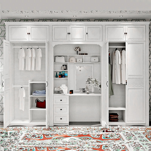 Trắng Tủ Quần Áo <span class=keywords><strong>Closet</strong></span> Trượt Cửa Thiết Kế Cho Phòng Ngủ - Product Image 2