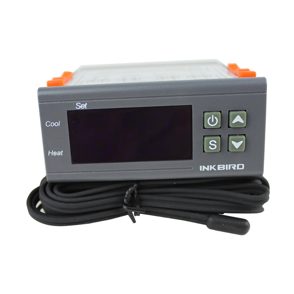 Regolatore Clima Serra Digitale Controller Digitale Per Umidità E Temperatura 110V - Termostato Con Sensore E Relè, Scala Fahrenheit Bluetti AC 180 - Foto 2