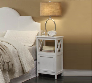 Mesitas de noche modernas blancas de último diseño, muebles de dormitorio de madera, mesita de noche