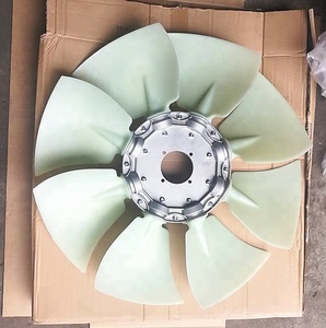 ใบพัดพัดลม14579495ชิ้นส่วนรถขุด EC210B D6E ใบมีดพัดลมเครื่องยนต์โลหะ - Product Image 2