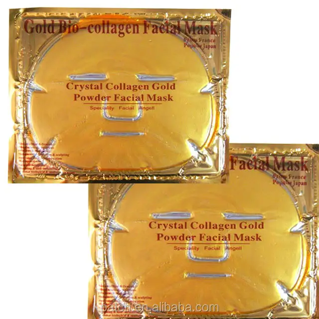 Masques faciaux en cristal de collagène pour les soins de la peau du visage de beauté