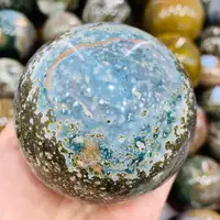 Bolas de piedra Natural de jaspe, piedras curativas de cristal pulido, venta al por mayor