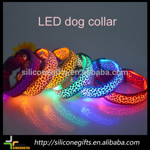 Nylon leopard collar led flash light <span class=keywords><strong>for</strong></span> Dog <span class=keywords><strong>a</strong></span> - Product Image 6
