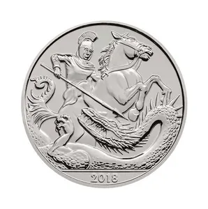 Custom Dragon Symbol 3D Coin Sliver Metal Souvenir Coins